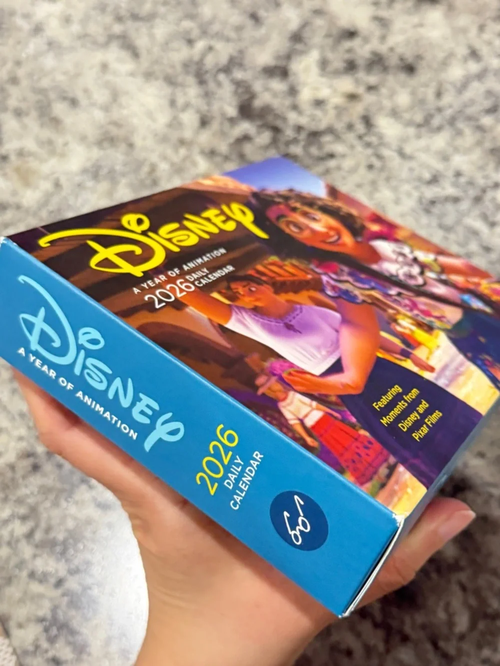 Disney A Year of Animation 2026 Desk Calendar NIB